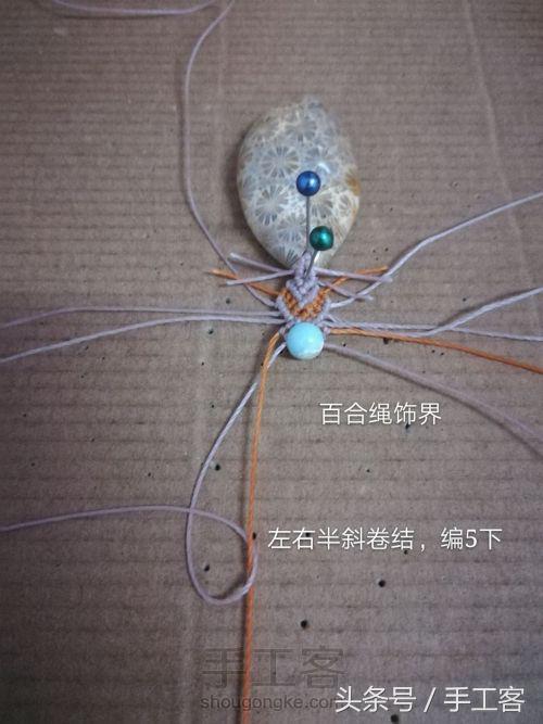 福盘吊坠项链怎么编绳好看,平安扣吊坠红绳项链编绳教程