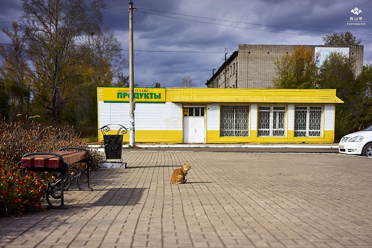 俄罗斯远东小镇全景,俄罗斯边疆区小镇
