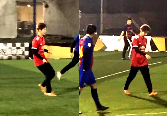 鹿晗踢球有多帅,网友评论鹿晗打球