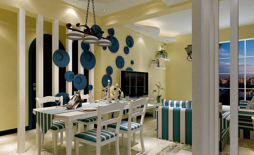 餐厅30公分屏风隔断现代简约,2021厨房餐厅隔断柜效果图大全