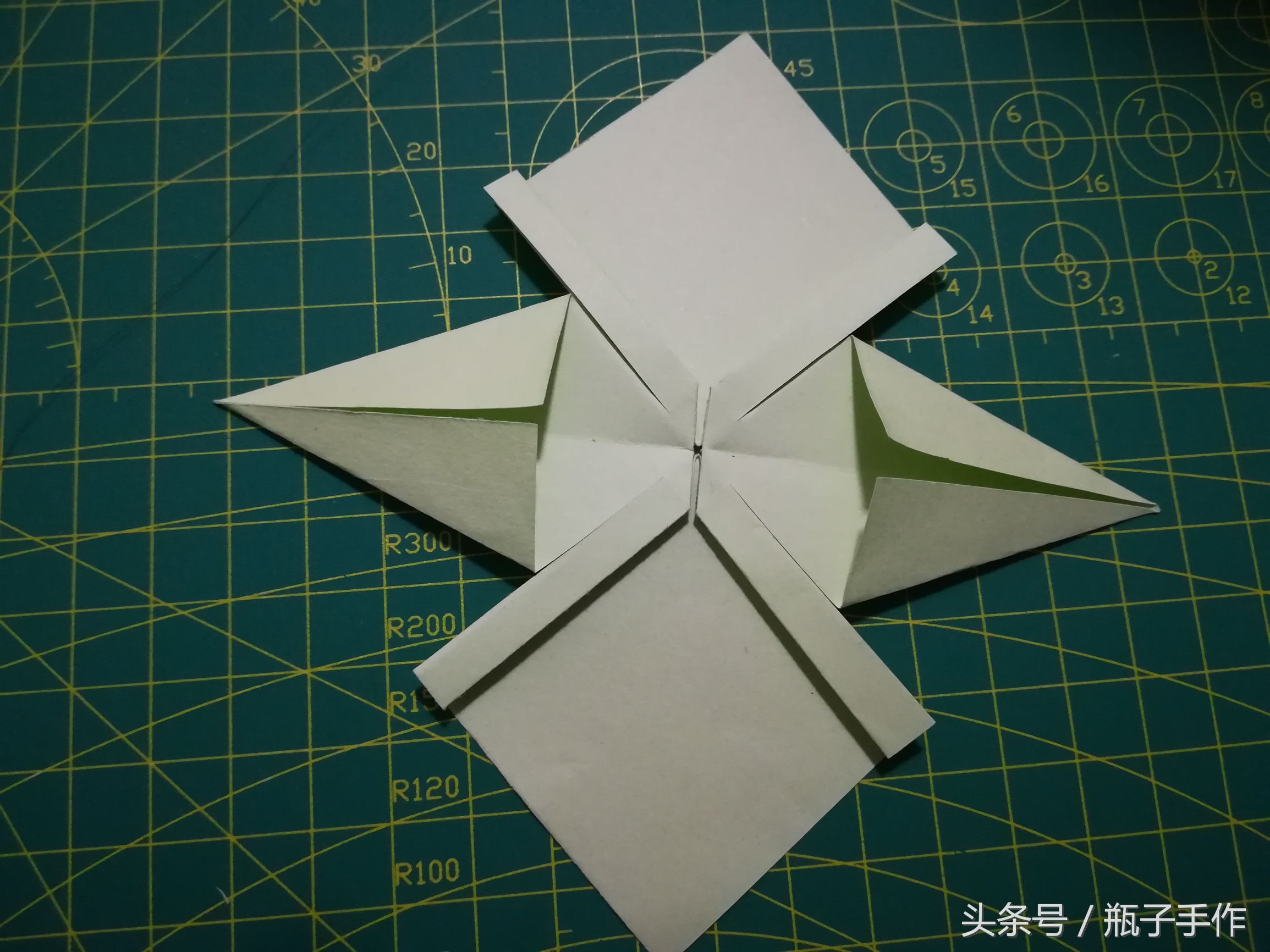 手工diy折纸ins蝴蝶结,手工折纸蝴蝶结详细慢教程