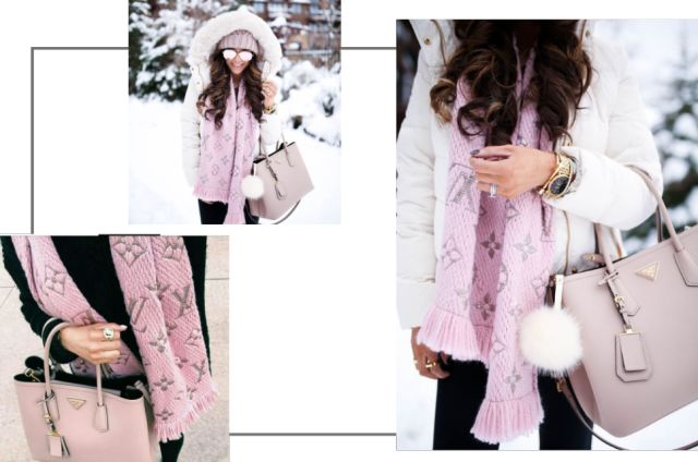 10款平价时髦又保暖的围巾,大牌时尚围巾lv