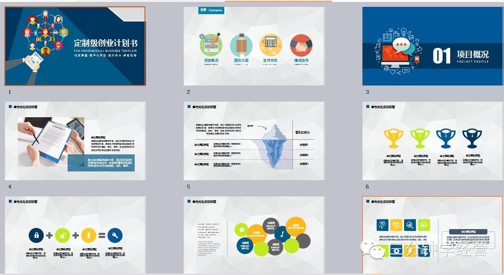 高端商业计划ppt模板,100个商务ppt模板
