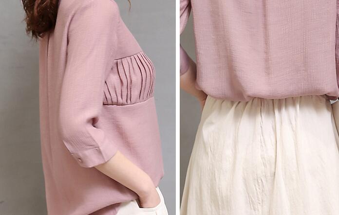 磨毛棉麻花边立领长裙,气质棉麻长裙