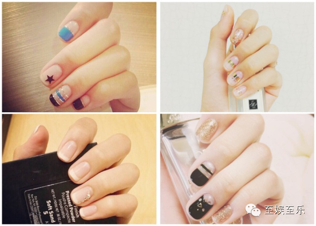 男团同款美甲,韩国男团同款美甲图片