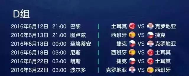 [拿好不谢]欧洲杯具体赛程时间出炉看完车展该看球了