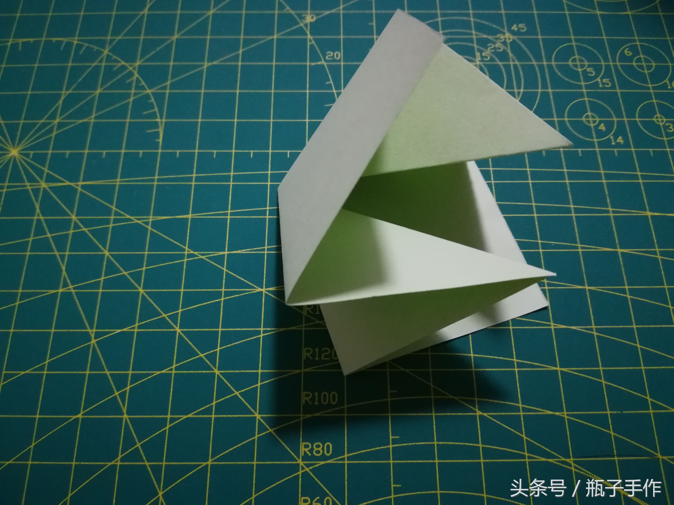 手工diy折纸ins蝴蝶结,手工折纸蝴蝶结详细慢教程