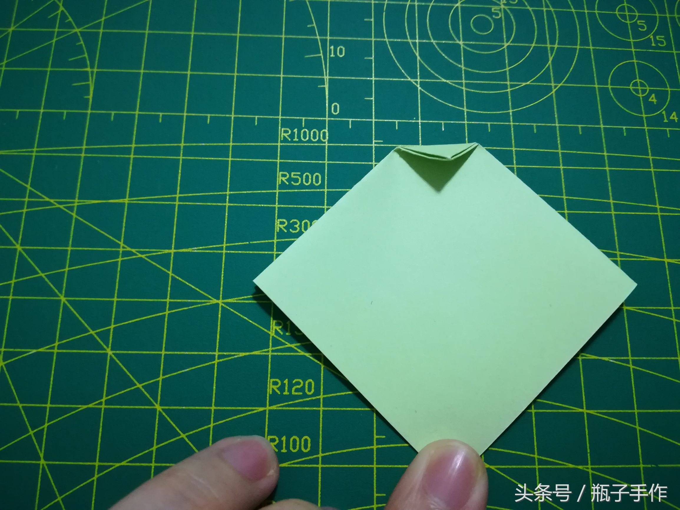 手工diy折纸ins蝴蝶结,手工折纸蝴蝶结详细慢教程