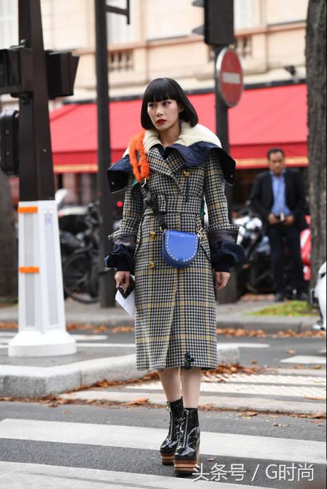 一件有设计感的大衣,格子大衣真的永不过时