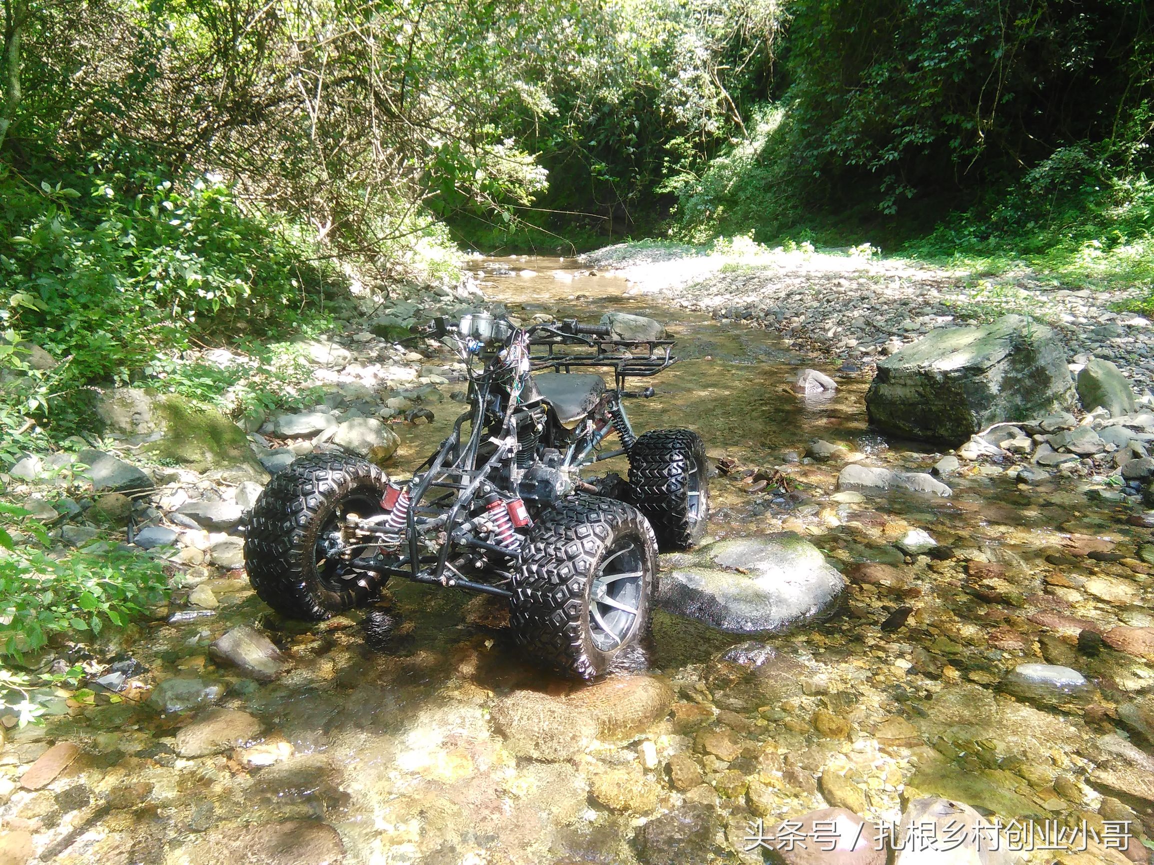 自改沙滩车教程,沙滩车改旋耕轮