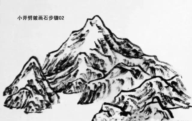 山石画教程全过程,山石绘画技巧