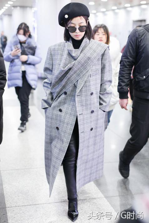 一件有设计感的大衣,格子大衣真的永不过时