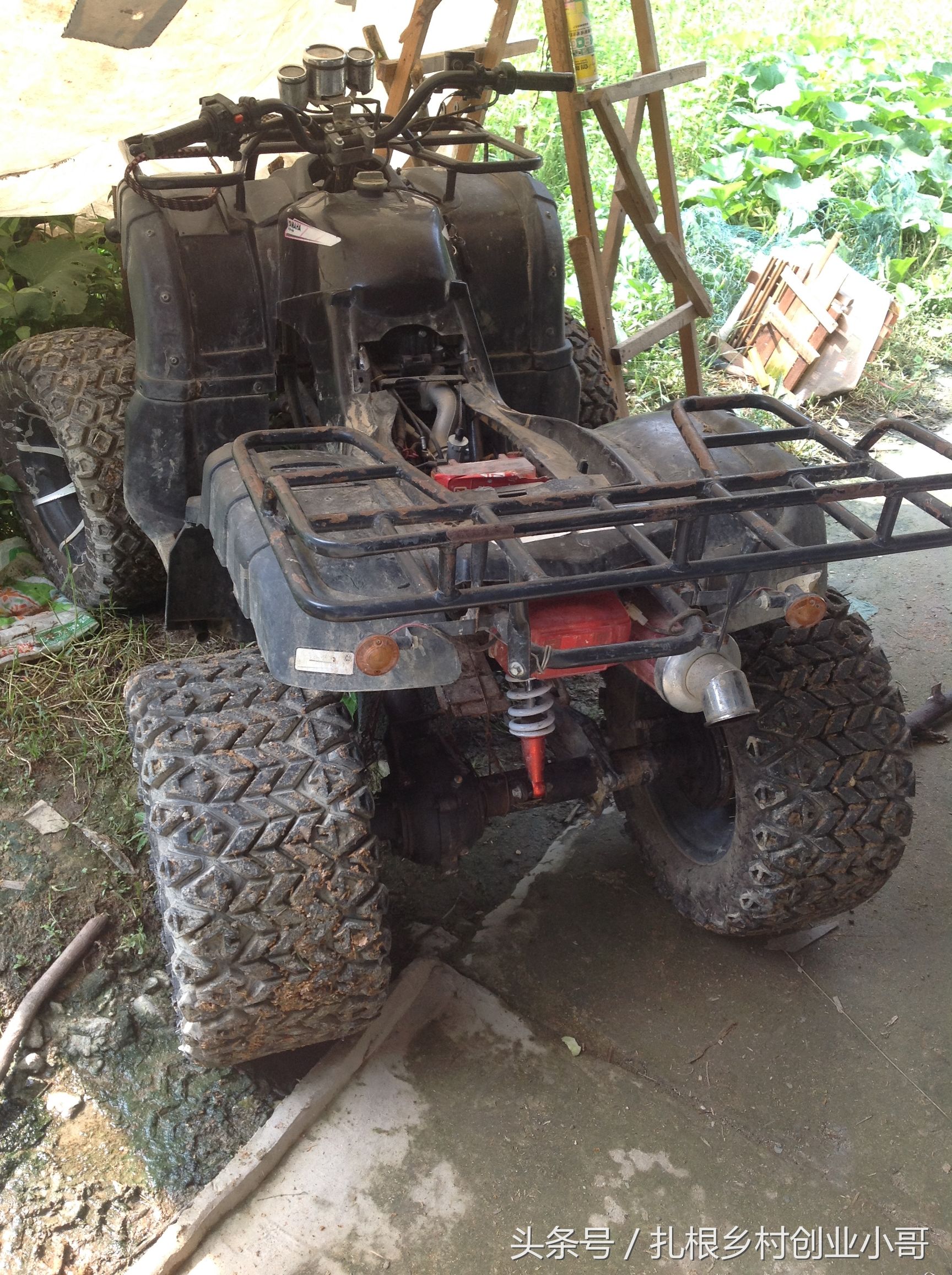 自改沙滩车教程,沙滩车改旋耕轮