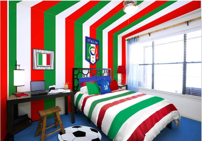 足球俱乐部装修卧室,球迷装修风格大盘点