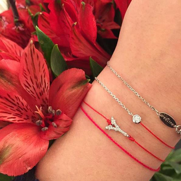 小李子戴的红绳,新春温柔敲显白转运红绳手链分享