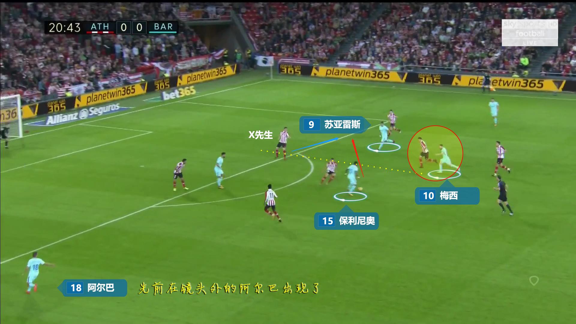 巴萨足球脚内侧传球精彩视频,巴萨犀利反击