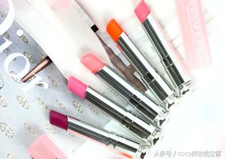 dior迪奥变色唇膏珊瑚色004试色,dior的明星产品有哪些