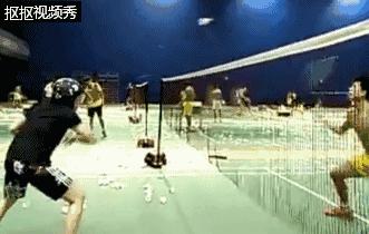 羽毛球应对封网教学,羽毛球双打网前封网技术