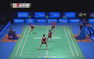 羽毛球应对封网教学,羽毛球双打网前封网技术