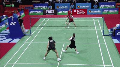 羽毛球应对封网教学,羽毛球双打网前封网技术