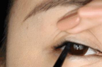 一支眼线笔如何搞定不明显眼妆,只有一支眼线笔怎么画