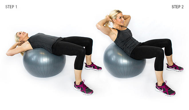 瑜伽球100个经典动作好看,瑜伽球怎么使用瘦全身