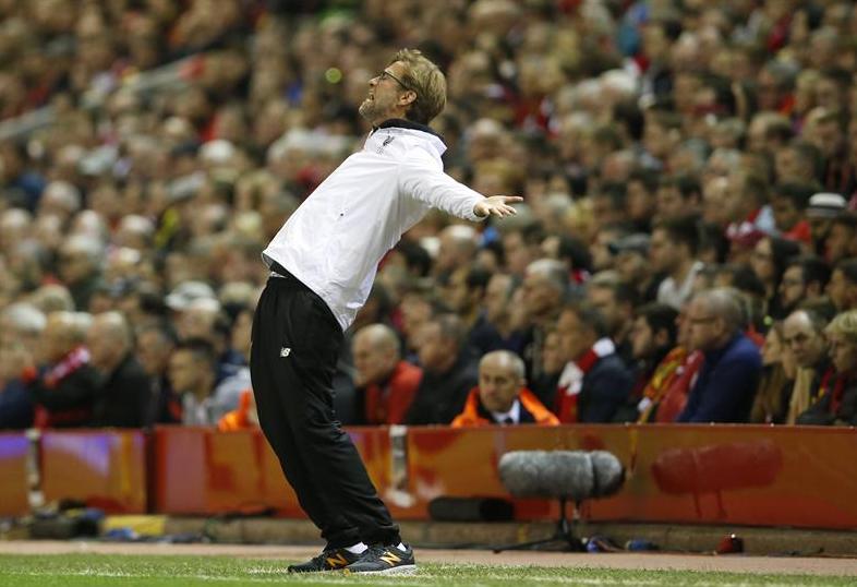 利物浦世界波后克洛普表情,一言既出驷马难追表情包