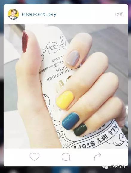 男团同款美甲,韩国男团同款美甲图片