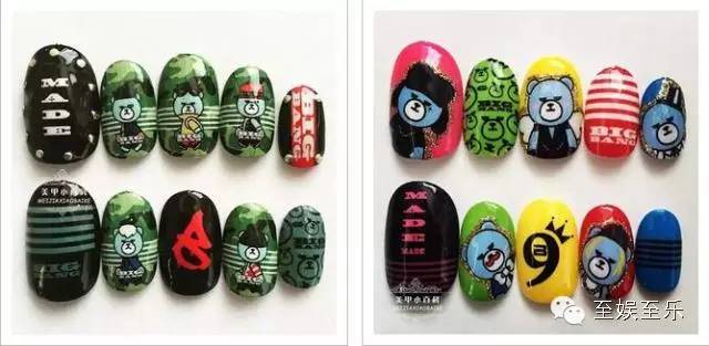 男团同款美甲,韩国男团同款美甲图片