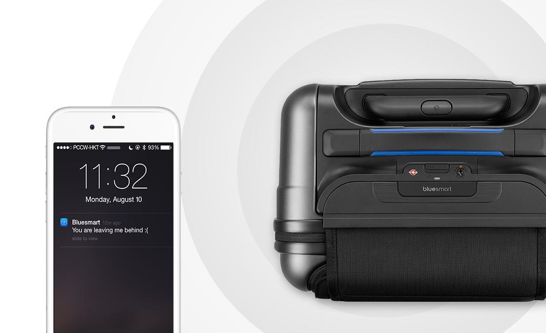 原来这个智能拉杆箱已经可以买到了！