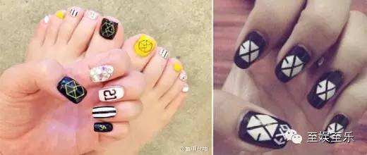 男团同款美甲,韩国男团同款美甲图片