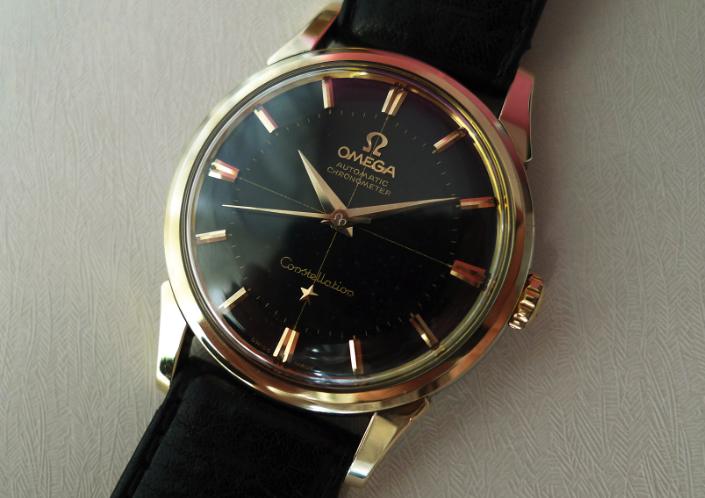 欧米茄星座双鹰2003款黑面,欧米茄古董表鉴别