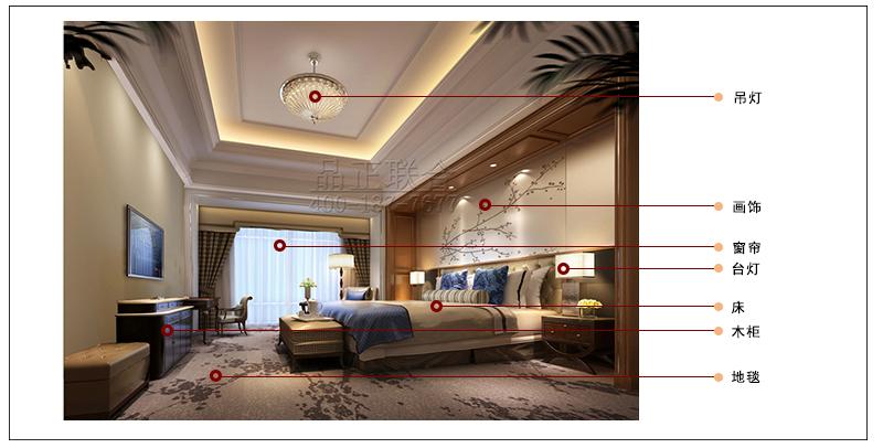 内江酒店装修效果图,现代轻奢酒店设计效果图