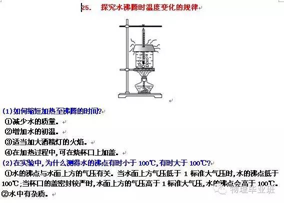（全精!）中考物理冲刺——实验题“关注事项”总结归纳！