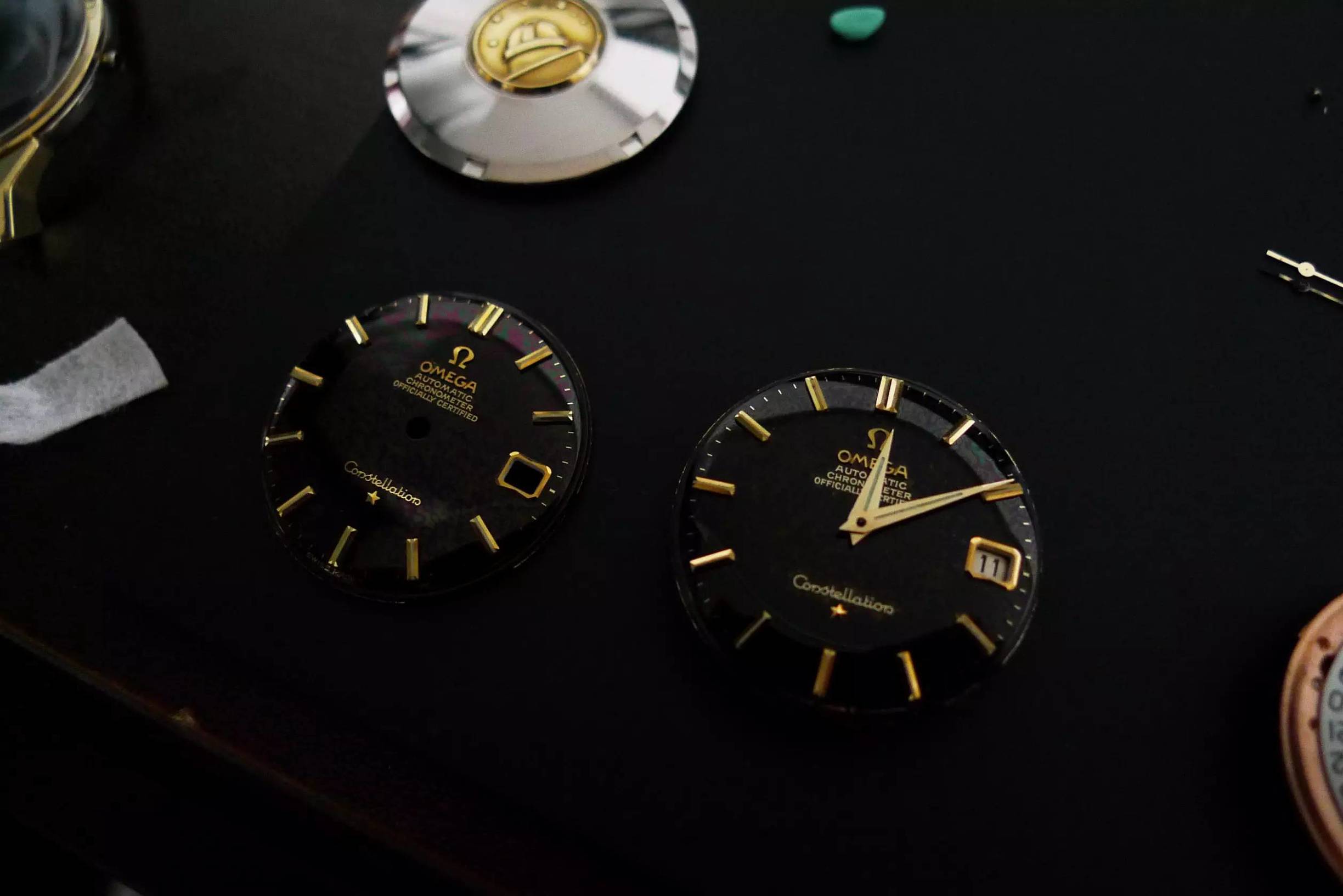 欧米茄星座双鹰2003款黑面,欧米茄古董表鉴别