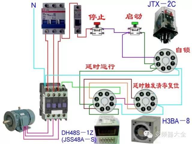 电动机控制器接线,电动机接线线路图视频