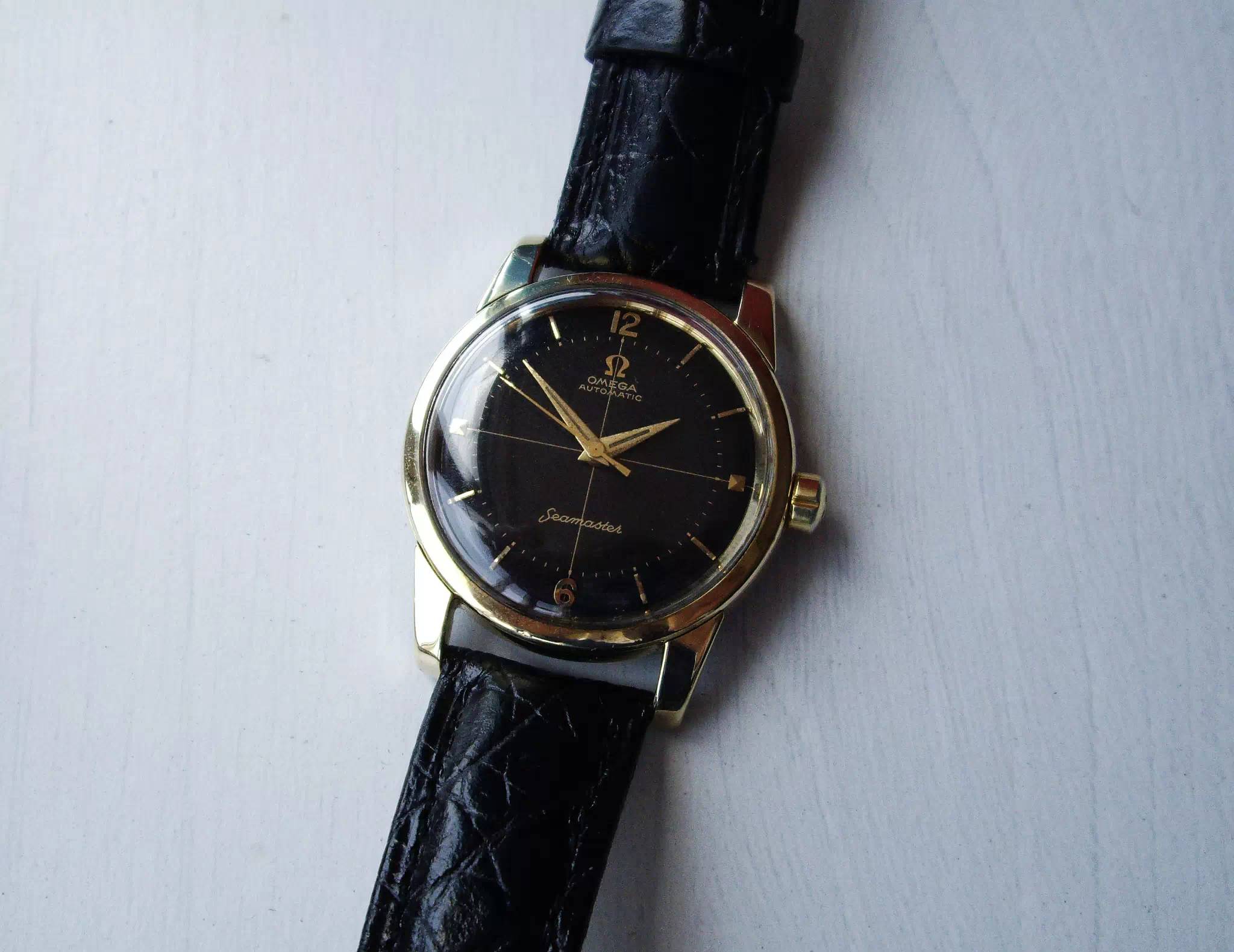 欧米茄星座双鹰2003款黑面,欧米茄古董表鉴别