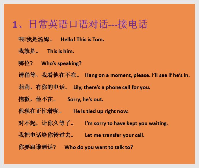 英语口语对话不会怎么办,常用英语口语基本沟通五句