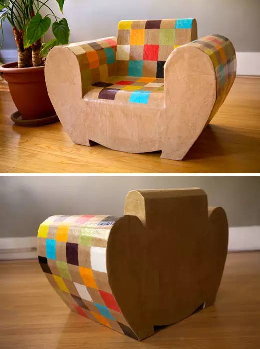 对甲醛说NO！瓦楞纸家具让你高枕无忧