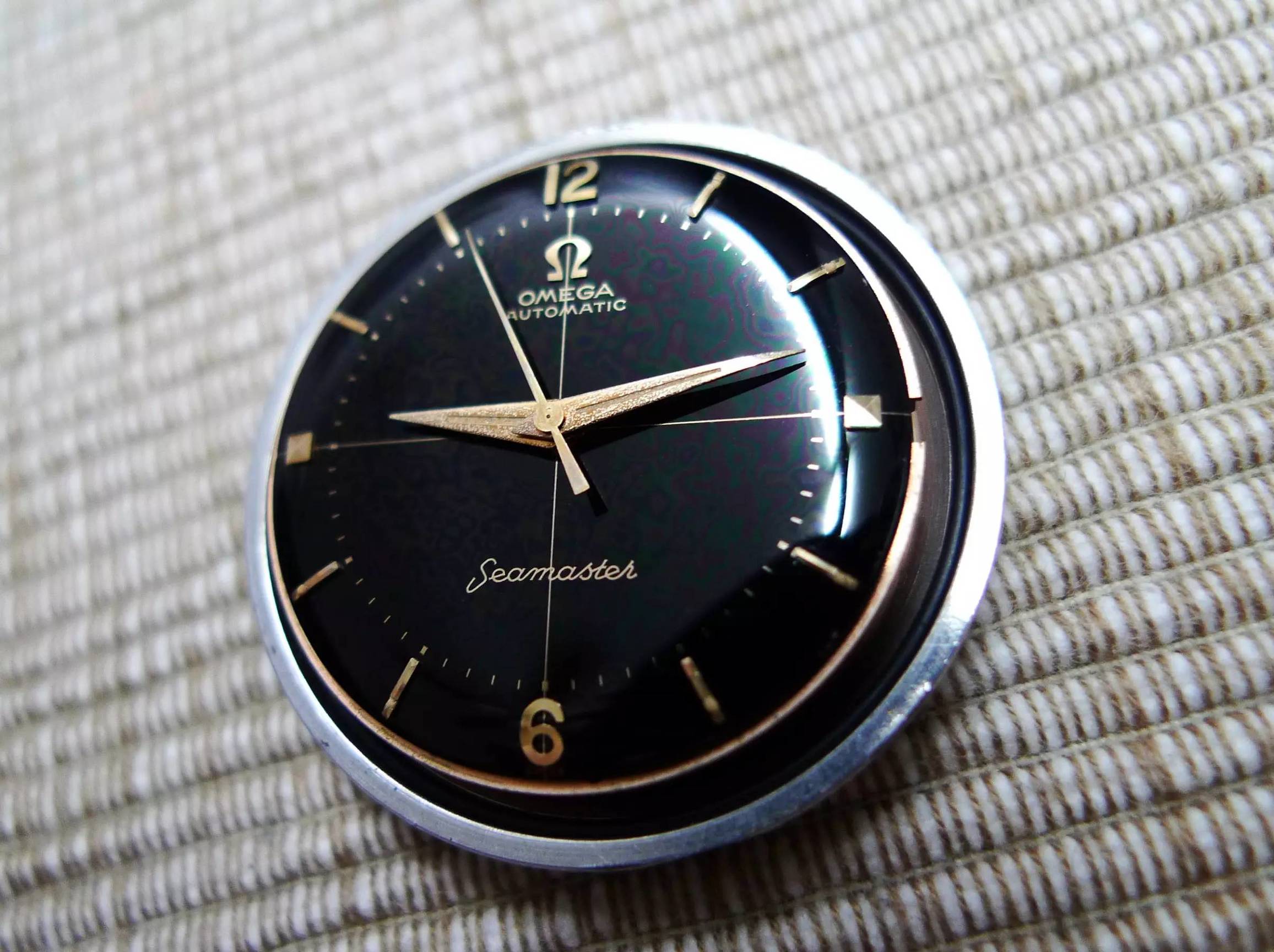 欧米茄星座双鹰2003款黑面,欧米茄古董表鉴别