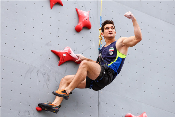 水墨大埝旅游区攀岩场,攀岩世界杯第二站