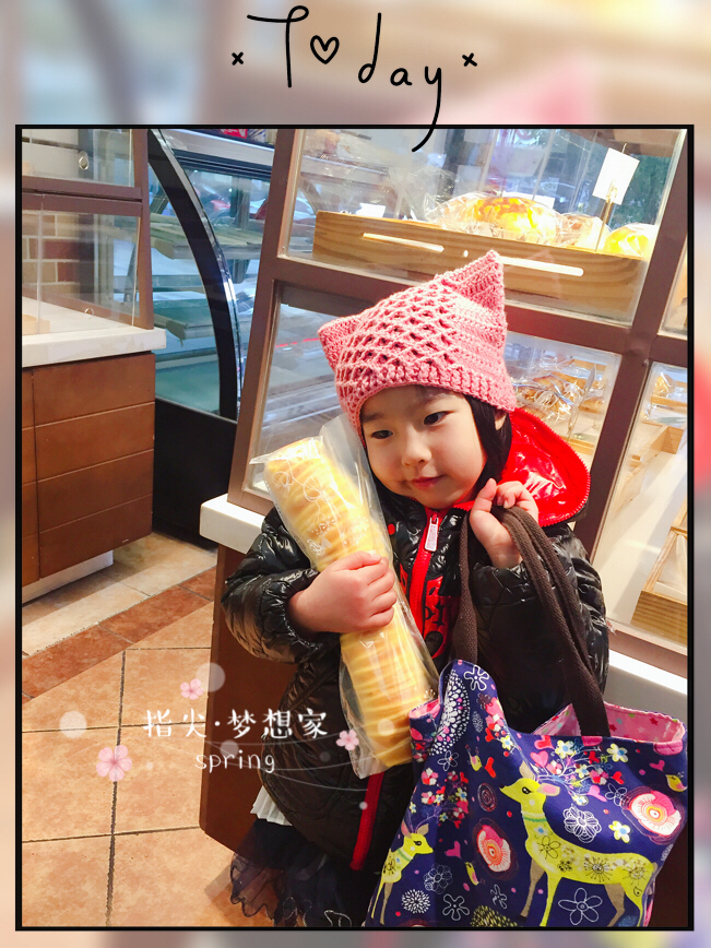 双色冰条线猫耳朵钩针帽子,钩织猫耳朵女童帽子的视频教程