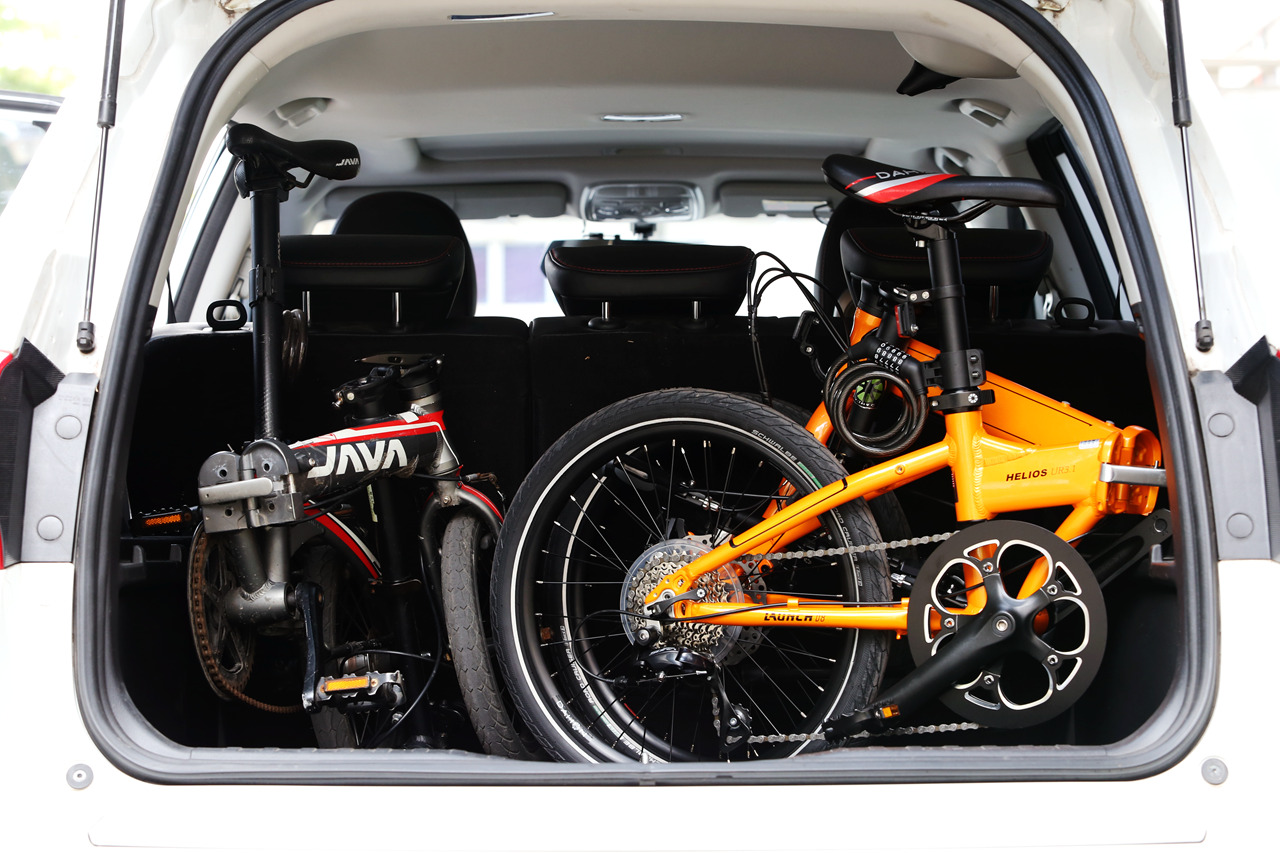 大行p8与一般折叠车有什么区别,橙色p8