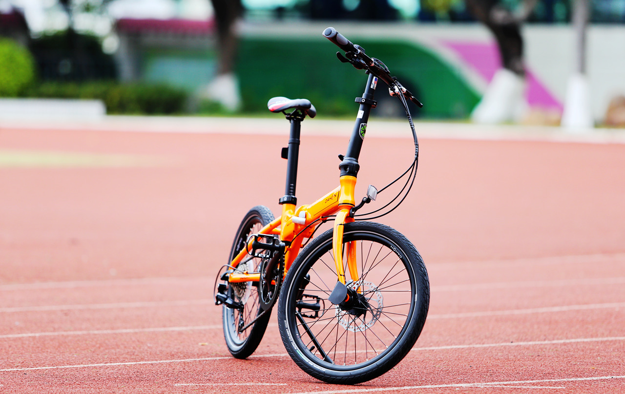 大行p8与一般折叠车有什么区别,橙色p8