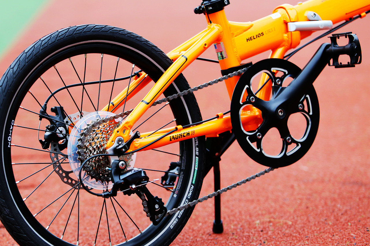 大行p8与一般折叠车有什么区别,橙色p8