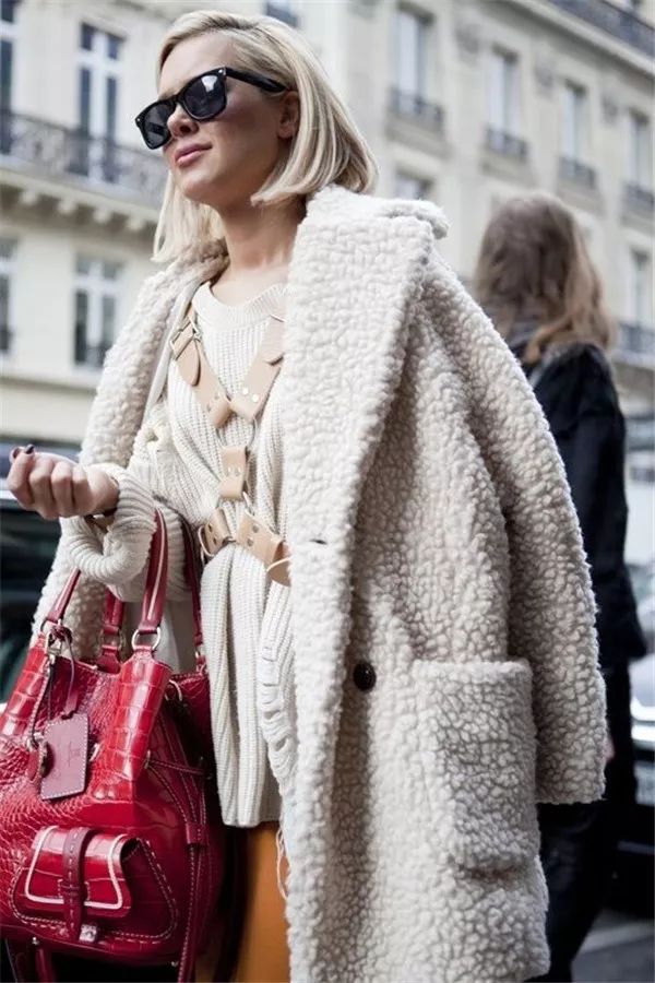 全羊羔毛半裙,羊羔服高级感