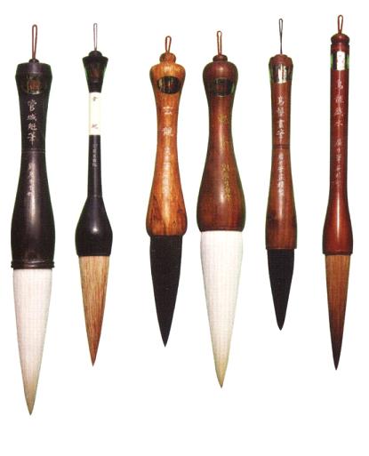 毛笔书法蘸墨的正确方法,毛笔种类用法常识