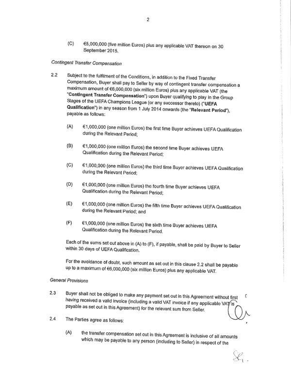 球员转会的浮动条款,转会浮动条款