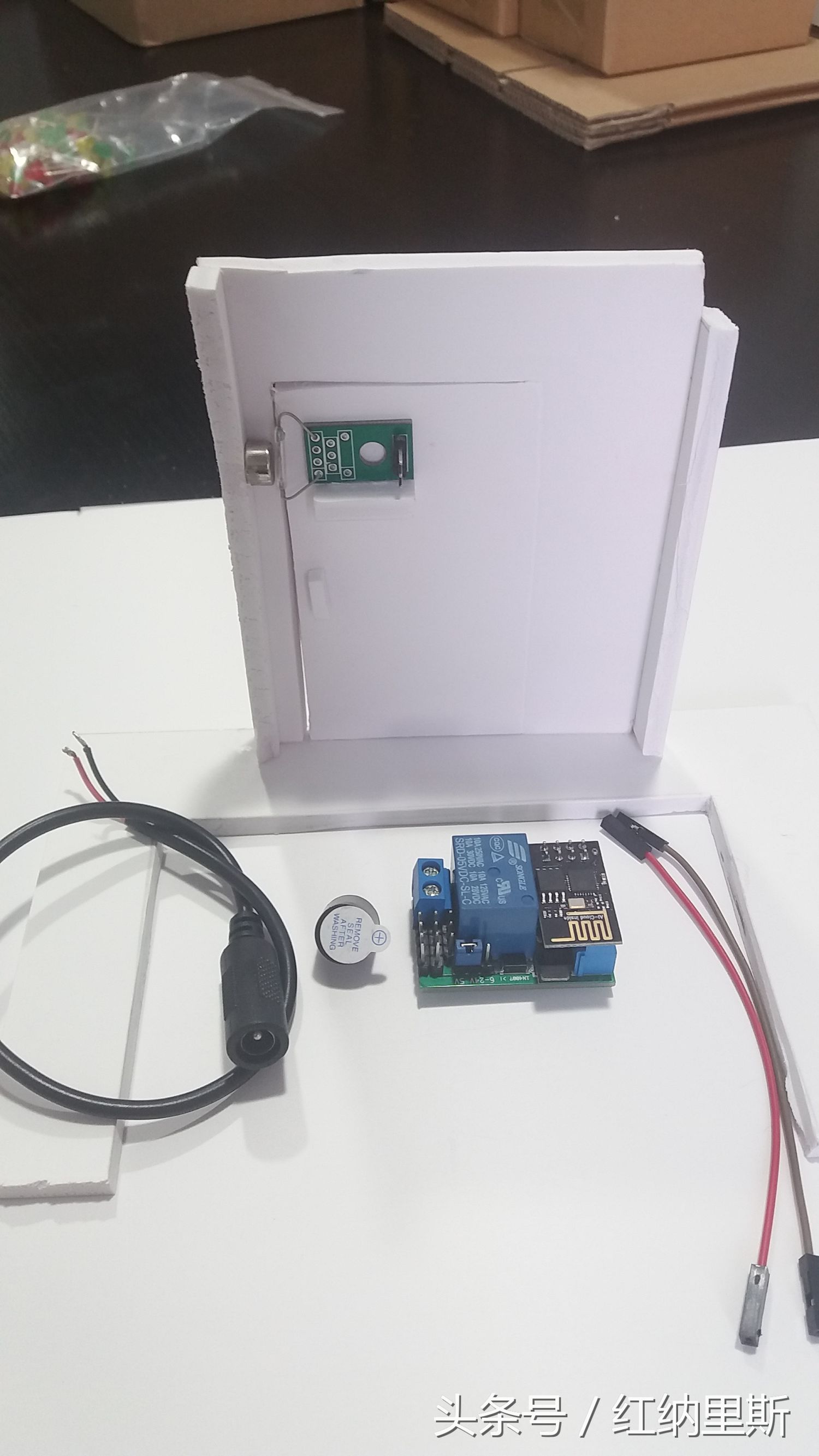 diy远程防盗感应报警器,济南物联网门磁报警器