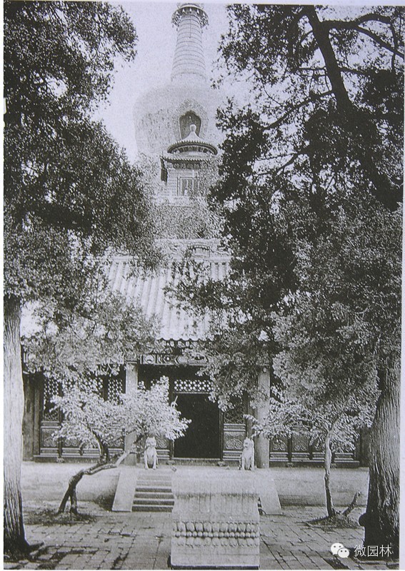 北海白塔景观,北海白塔古建